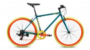 Велосипед 28' дорожный FORWARD INDIE JAM 2.0 зеленый мат., 7 ск., 18' RBKW7YN87003